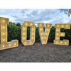 LOVE LED Leuchtbuchstaben 120cm XXL mieten