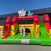 Hüpfburg Happy Birthday mit Rutsche und Tunnel mieten