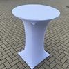 Stehtisch 68 cm (weiß) mit Husse mieten