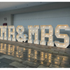MR & MRS LED Leuchtbuchstaben 120cm XXL kaufen (nicht auf Lager)