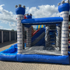 Hüpfburg Ritterburg Drache mit Rutsche & Pool