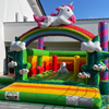 Hüpfburg Einhorn LuMilla mit Rutsche