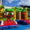 Hüpfburg Krokodil Multiplay mit Rutsche