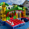 Hüpfburg Krokodil Multiplay mit Rutsche