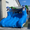 Hüpfburg Schatzwelt mit Super Slide Rutsche mieten