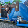 Hüpfburg Schatzwelt mit Super Slide Rutsche mieten