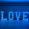 LOVE LED Leuchtbuchstaben 120cm XXL mieten