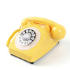 Audio Gästebuch Retro Telefon in Gelb Kaufen Tasten