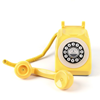 Audio Gästebuch Retro Telefon in Gelb Kaufen Tasten