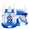 Frozen Eis Multiplay Hüpfburg mieten mit Rutsche mit Wunderschönen Eingang