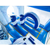 Frozen Eis Multiplay Hüpfburg mieten innen Bereich Tunnel, Säulen
