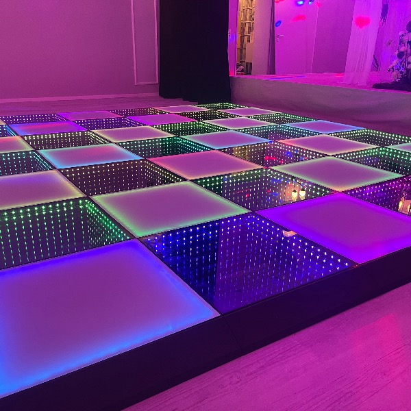 LED Tanzboden mieten Dance Floor Infinity Boden 3 x 3m Dancefloor